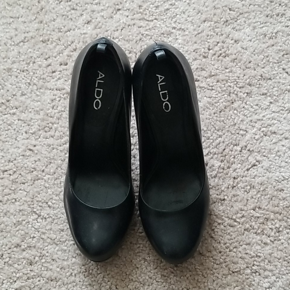 Aldo Black High Heel Pumps size 6B